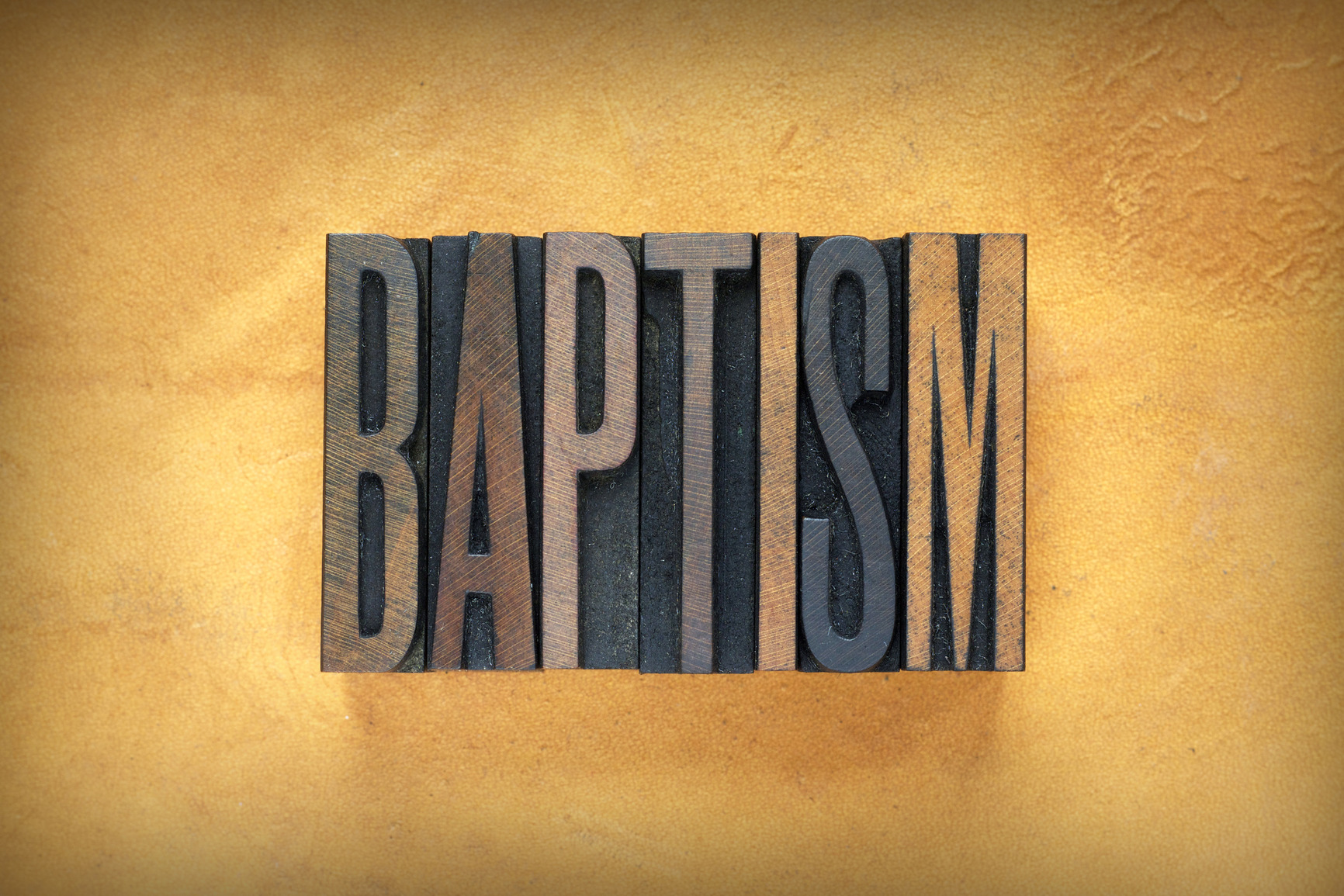 Baptism Letterpress